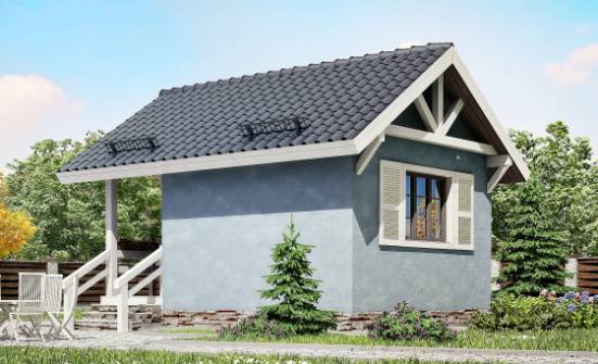 020-001-П Проект одноэтажного дома, классический домик из дерева Кондопога | Проекты одноэтажных домов от House Expert