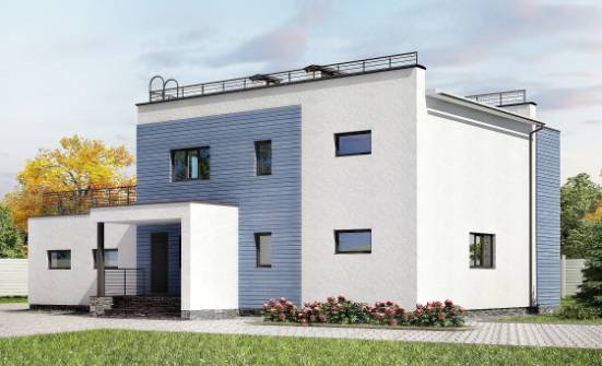 180-012-Л Проект двухэтажного дома и гаражом, уютный дом из кирпича Питкяранта | Проекты домов от House Expert
