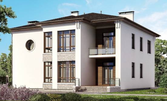 300-005-П Проект двухэтажного дома, просторный дом из кирпича Сегежа | Проекты домов от House Expert
