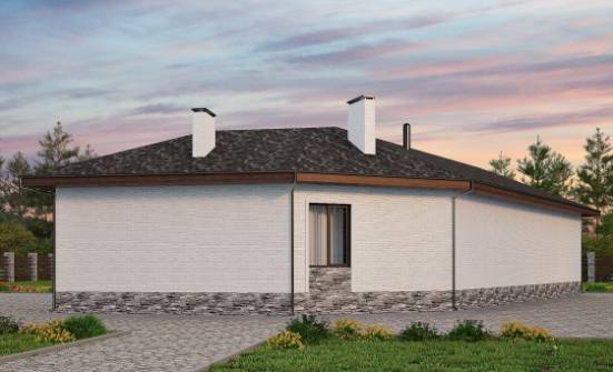 145-001-Л Проект бани из газобетона Питкяранта | Проекты одноэтажных домов от House Expert