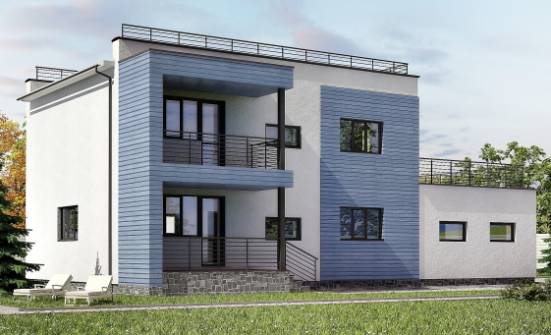 180-012-Л Проект двухэтажного дома и гаражом, уютный дом из кирпича Питкяранта | Проекты домов от House Expert