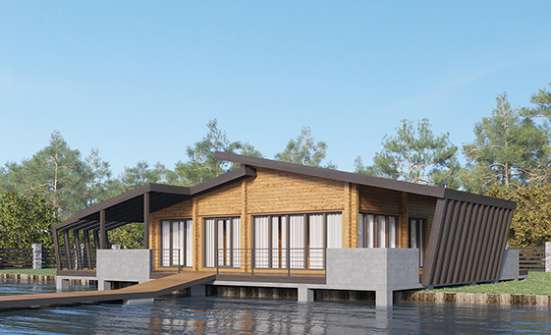 100-007-П Проект бани из бревен Суоярви | Проекты одноэтажных домов от House Expert