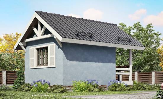 020-001-П Проект одноэтажного дома, классический домик из дерева Кондопога | Проекты одноэтажных домов от House Expert