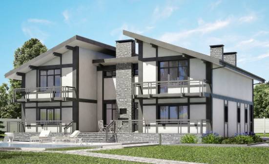 280-002-П Проект двухэтажного дома с мансардой, простой коттедж из кирпича Сортавала | Проекты домов от House Expert