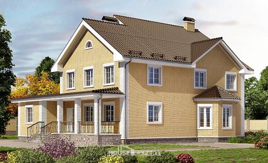 320-003-Л Проект двухэтажного дома, современный домик из керамзитобетонных блоков Лахденпохья | Проекты домов от House Expert
