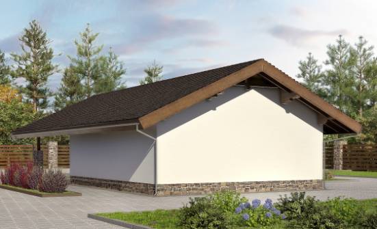060-005-Л Проект гаража из кирпича Сегежа | Проекты домов от House Expert