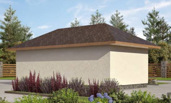 040-001-П Проект гаража из теплоблока Кемь | Проекты домов от House Expert