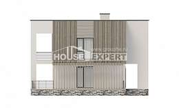 150-017-П Проект двухэтажного дома, уютный коттедж из газобетона Костомукша, House Expert