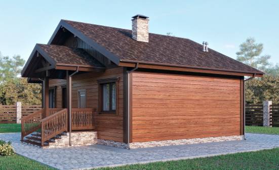 065-001-П Проект бани из бризолита Олонец | Проекты домов от House Expert