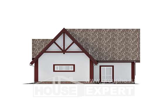 145-002-Л Проект гаража из арболита Лахденпохья, House Expert
