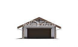060-005-Л Проект гаража из кирпича Питкяранта, House Expert